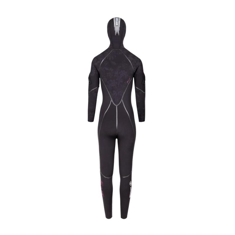 MED C-ZIP WOMAN - OVERALL 8+7 MM WITH CHEST-ZIP AND HOOD-ATTACHED | Echipament Scufundari | Costume neopren